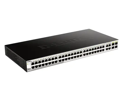 DGS-1210-52 switch Gestionado L2 Gigabit Ethernet (10/100/1000) 1U Negro - Imagen 2
