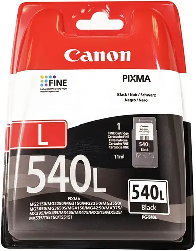 PG-540L cartucho de tinta 1 pieza(s) Original Rendimiento estándar Negro - Imagen 1