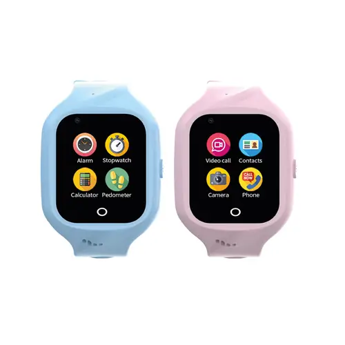 KIDSWATCH4G Relojes inteligentes y deportivos 3,56 cm (1.4") Digital Pantalla táctil 4G Negro GPS (satélite) - Imagen 4