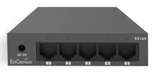 ES105 switch No administrado Gigabit Ethernet (10/100/1000) Negro - Imagen 1