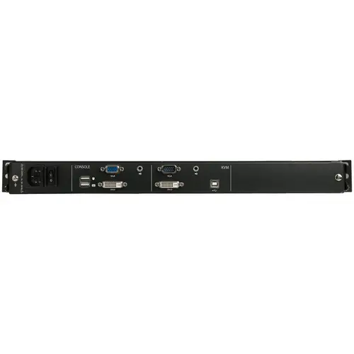 Consola KVM de Doble Carril HD 1080p para Rack de Servidores - Teclado QWERTY - KVM de 1 Puerto DVI/VGA con Monitor LCD de 17" - Switch KVM 1U con Cables - USB - MTBF 44230 - Imagen 4