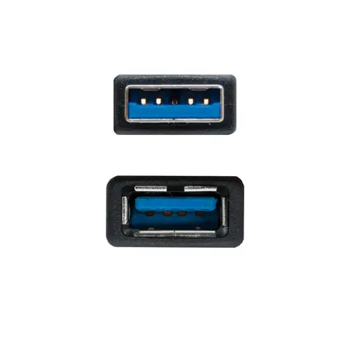 Cable USB 3.0, Tipo A/M-A/H, Negro, 3.0 M - Imagen 3