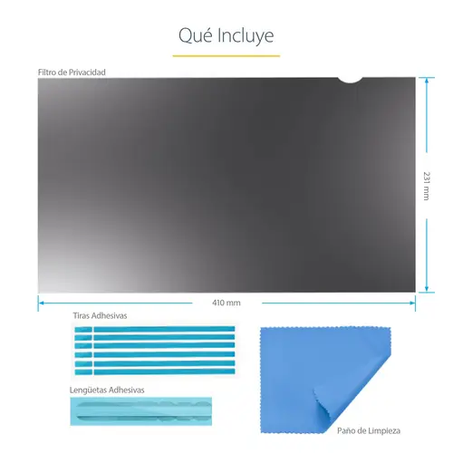 Filtro de Privacidad para Monitores de 18,5 Pulgadas - Pantalla de Privacidad para Reducir la Luz Azul - de Pantalla Ancha 16:9 - Mate/Brillante - Ángulo de Visión de +/-30 Grados - Imagen 15