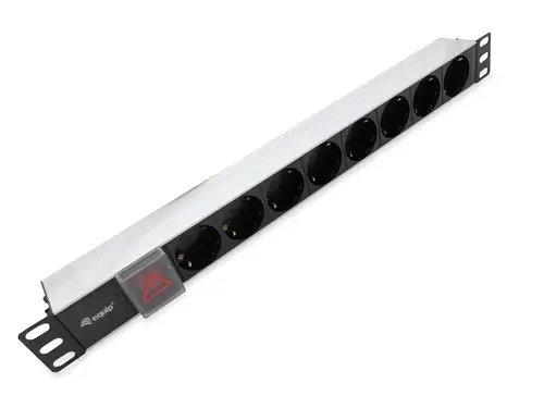 333293 unidad de distribución de energía (PDU) 8 salidas AC 1U Negro, Plata - Imagen 1