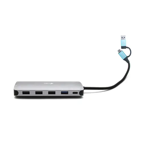 USB 3.0 USB-C/Thunderbolt 3x Display Metal Nano Dock with LAN + Power Delivery 100 W - Imagen 3