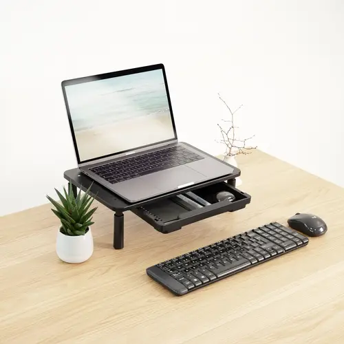 Soporte Elevador Multiusos para Monitor/Portátil, Negro - Imagen 5