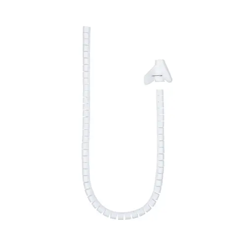 Organizador de Cables Flexible 25 mm, Blanco, 1 m - Imagen 1