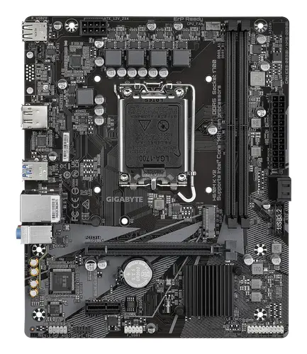H610M K V2 Placa base - Procesadores Intel Core 14ª generación, hasta 5600 MHz DDR5, 1xPCIe 3.0 M.2, LAN 1GbE, USB 3.2 Gen 1 - Imagen 2