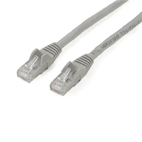 Cable de 2m Gris de Red Gigabit Cat6 Ethernet RJ45 sin Enganche - Snagless - Imagen 1