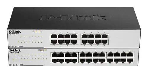 GO-SW-16G No administrado L2 Gigabit Ethernet (10/100/1000) 1U Negro - Imagen 4
