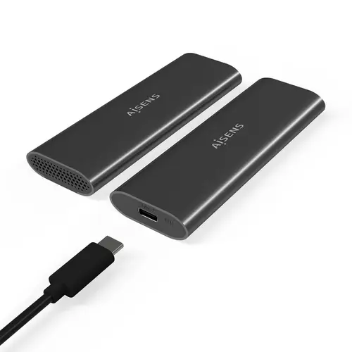 ASM2-015GR caja para disco duro externo Caja externa para unidad de estado sólido (SSD) Gris M.2 - Imagen 3