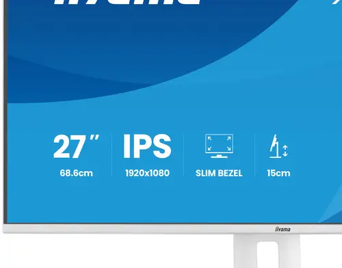 ProLite XB2797HSU-W1 pantalla para PC 68,6 cm (27") 1920 x 1080 Pixeles Full HD LED Blanco - Imagen 9