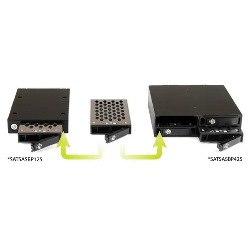Backplane Rack Móvil 5,25 Pulgadas a 4 Unidades 2,5 SATA/SAS - Imagen 7