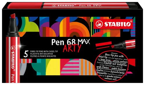 Pen 68 MAX rotulador Azul claro 5 pieza(s) - Imagen 2