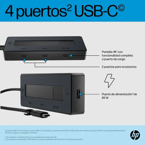Concentrador multipuerto USB-C 4K de - Imagen 2