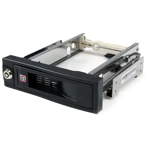 Rack Móvil Aluminio para Disco Duro HDD SATA de 3,5" Pulgadas sin Bandeja Bahía de 5,25" - Imagen 1