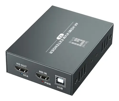 HVE-8111 extensor audio/video Transmisor y receptor de señales AV Negro - Imagen 3