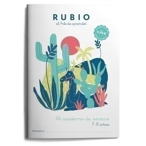 CUADERNO RUBIO A4 VERANO 7-8 - Pack de 5 unidades