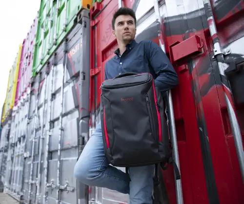 Drakkar KX DK RAGNARR 17' GAMING BACKPAC 43,2 cm (17") Mochila Negro, Rojo - Imagen 13