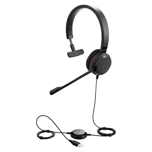 Evolve 20 Auriculares Alámbrico Diadema Oficina/Centro de llamadas USB tipo A Negro - Imagen 4