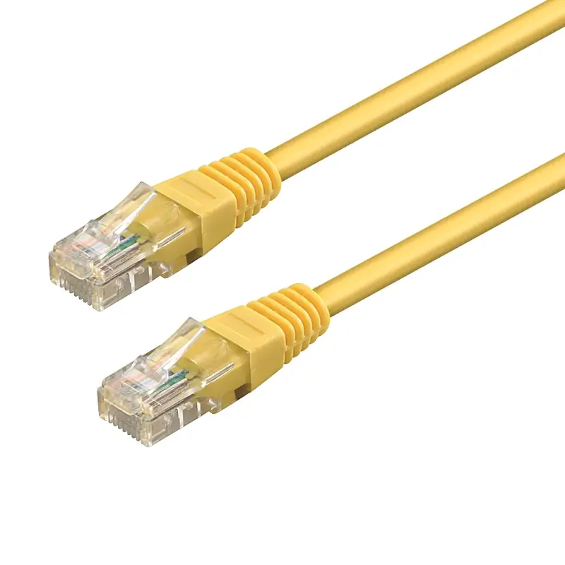 WPC-PAT-6U010Y cable de red Amarillo 1 m Cat6 U/UTP (UTP) - Imagen 1