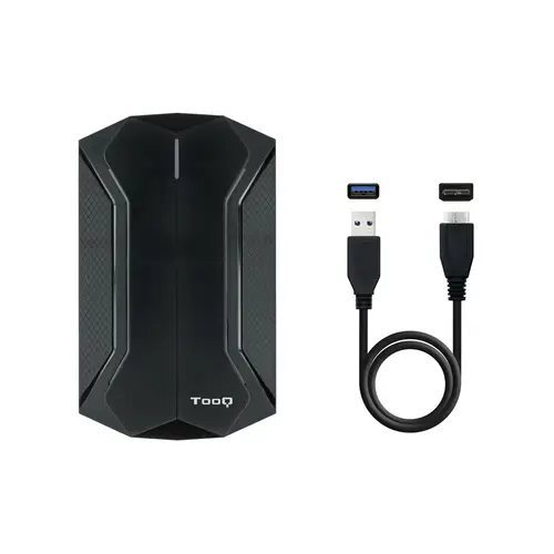 TQE-2599RGB caja para disco duro externo Carcasa de disco duro/SSD Negro 2.5" - Imagen 6