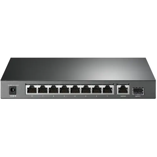 TL-SG1210P switch No administrado Gigabit Ethernet (10/100/1000) Energía sobre Ethernet (PoE) Gris - Imagen 2