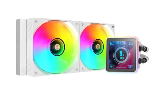 ML-VISIONPRO240W Procesador Sistema de refrigeración líquida todo en uno 12 cm Blanco 1 pieza(s) - Imagen 2
