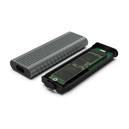 EW7025 caja para disco duro externo Caja externa para unidad de estado sólido (SSD) Gris M.2 - Imagen 4