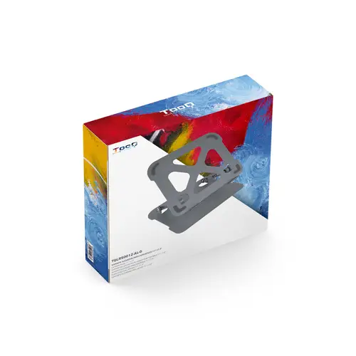 Soporte Elevador de Aluminio Ajustable Ergonómico para Portátiles, Gris - Imagen 9