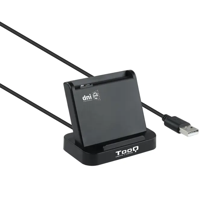 Lector de Tarjetas Inteligentes DNIe VISION USB 2.0, Negro