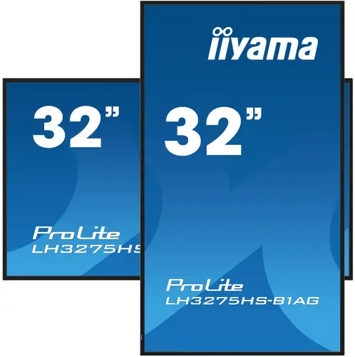 LH3275HS-B1AG pantalla de señalización Pantalla plana para señalización digital 81,3 cm (32") LCD Wifi 500 cd / m² Full HD Negro Procesador incorporado Android 11 24/7 - Imagen 2
