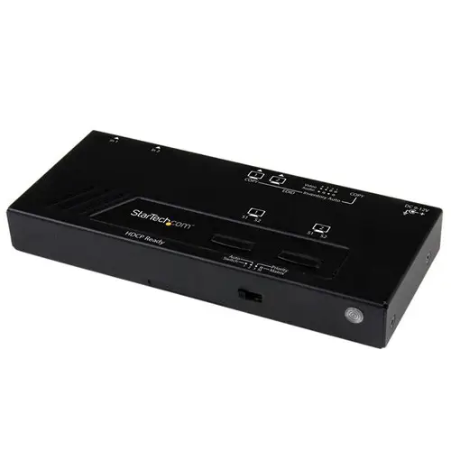 Switch Matricial HDMI de 2x2 con Conmutado Automático y Prioritario - Conmutador Matrix 1080p - Imagen 1