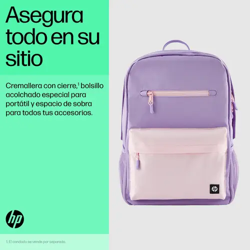 Mochila Campus lavanda - Imagen 6