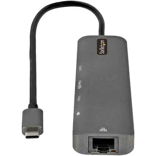 Adaptador Multipuertos USB C - Docking Station USB Tipo C a HDMI 2.0 4K 60Hz - Entrega de Alimentación 100W Pass-through - SD - MicroSD - Hub USB 3.0 de 2 Puertos - GbE - con Cable 30cm - Imagen 3