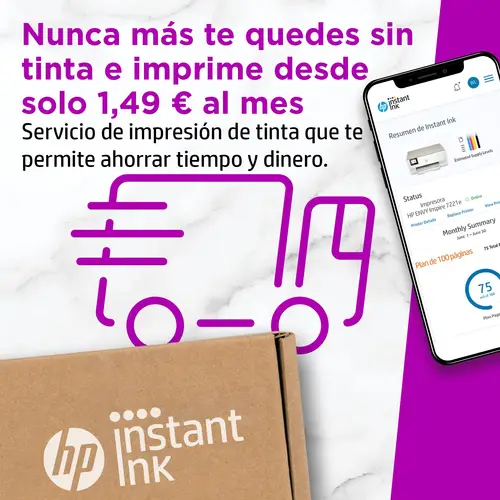 ENVY Inspire 7221e Inalámbrico All-in-One Color Impresora, Instant Ink  Impresión de fotografías - Imagen 4