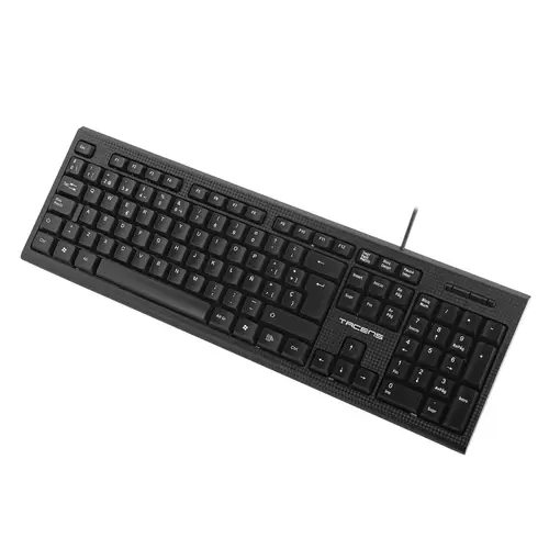 AK0 - Teclado profesional (membrana, pulsación optimizada, diseño ecológico, USB 2.0, Mac/Linux/Windows - Imagen 3