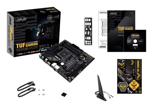 TUF GAMING B550M-PLUS WIFI II AMD B550 Zócalo AM4 micro ATX - Imagen 8