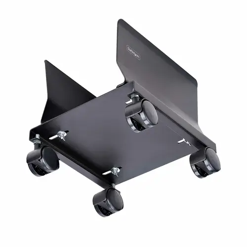 Carrito para Caja Torre de Ordenador - Carrito con Ruedas para CPU - Soporte Ajustable para CPU - de Acero - Carga de 21kg - Imagen 3