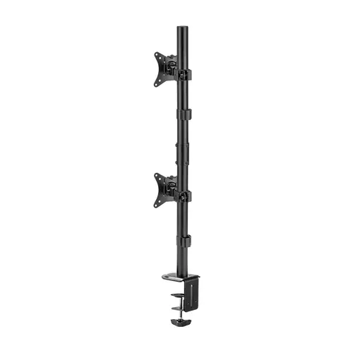 Soporte de mesa eco giratorio e inclinable para 2 Monitor/TV 9kg de 17-32, Negro - Imagen 2