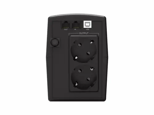 ZEUS07ES sistema de alimentación ininterrumpida (UPS) Línea interactiva 1 kVA 600 W 2 salidas AC - Imagen 2