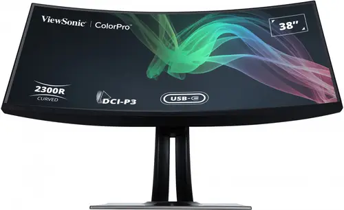 VP3881A pantalla para PC 96,5 cm (38") 3840 x 1600 Pixeles Quad HD+ LED Negro - Imagen 2
