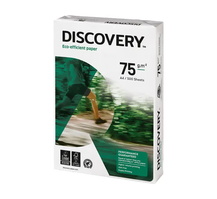CAJA 5 PAQ. 500H A4 PAPEL DISCOVERY 75G 0567SW