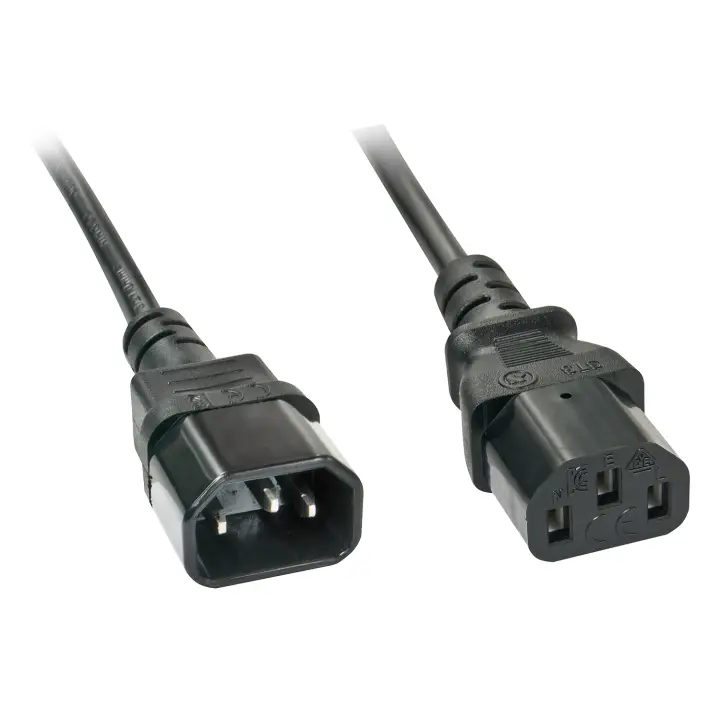30332 cable de transmisión Negro 3 m C13 acoplador C14 acoplador