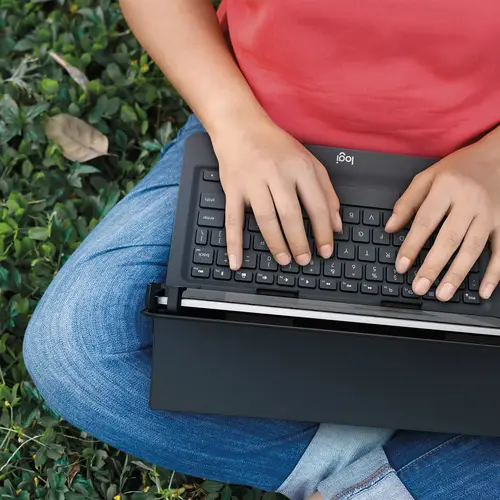 920-008336 teclado para móvil QWERTY Español Bluetooth Negro - Imagen 2