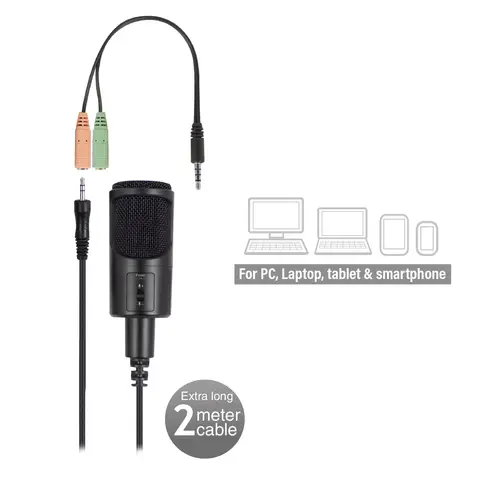EW3552 micrófono Negro Micrófono para PC - Imagen 3