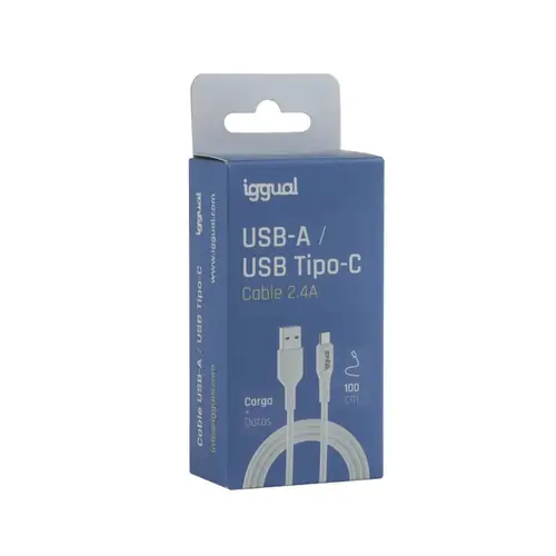 IGG316948 cable USB USB 2.0 1 m USB A USB C Blanco - Imagen 3