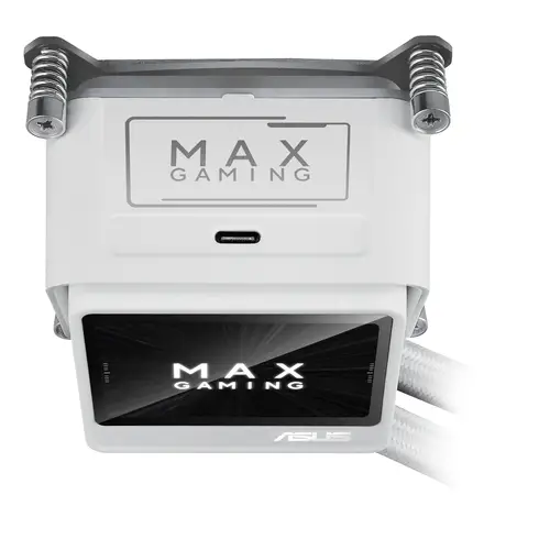MAX Gaming LC 360 ARGB LCD White Edition Procesador Sistema de refrigeración líquida todo en uno 12 cm Blanco - Imagen 9