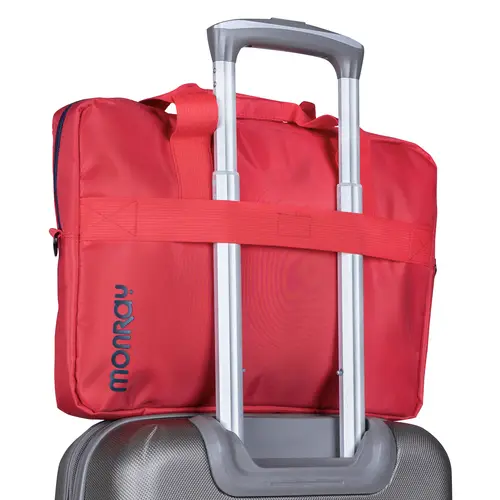 Monray Ginger Red maletines para portátil 39,6 cm (15.6") Maletín Antracita, Rojo - Imagen 6