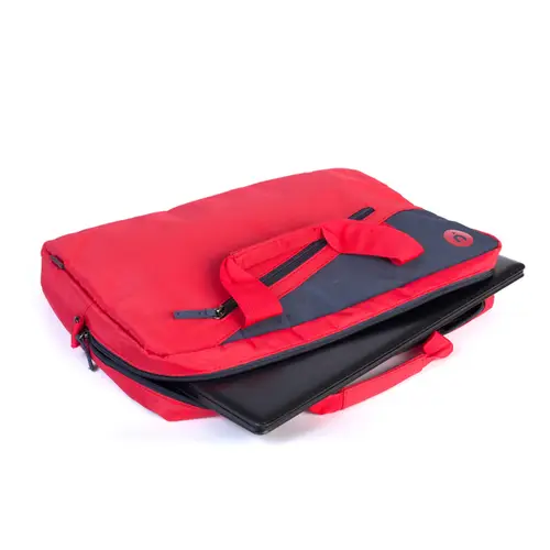 Monray Ginger Red maletines para portátil 39,6 cm (15.6") Maletín Antracita, Rojo - Imagen 4